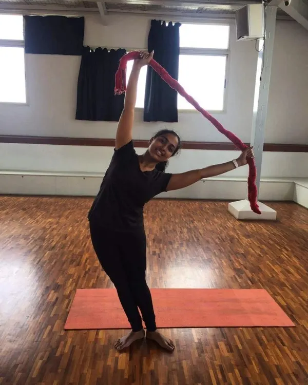 My first Pilates class after returning from my studies in 2017. I was filled with self-doubt, and only two people showed up. Today, I no longer doubt my skill as a teacher, and that is a huge success for me.