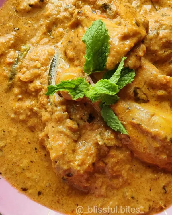 My Chicken Lajawab, a rich and creamy Mughlai-style chicken gravy. The name means "rendered speechless," and its delicious taste lives up to it.