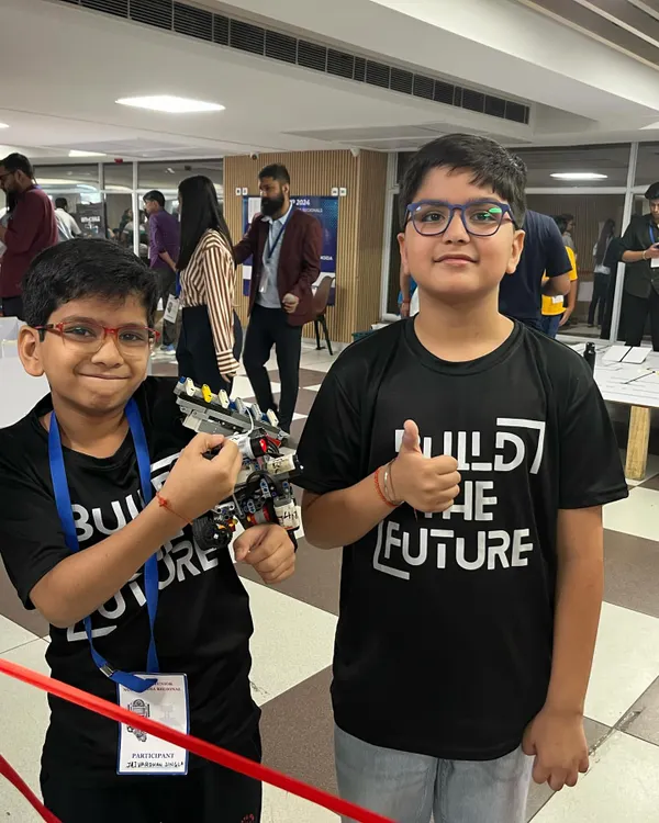 Meet our youngest team heading to the nationals, the Rescue Rangers. Vedant and Jaivardhan earned their spot after an outstanding performance at the North Regional Championship, showcasing their autonomous rescue robot.