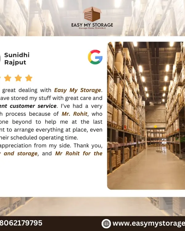 This 5-star Google review from a happy client, Sunidhi, highlights our great care, excellent customer service, and smooth process. We are always ready to go the extra mile for our customers.