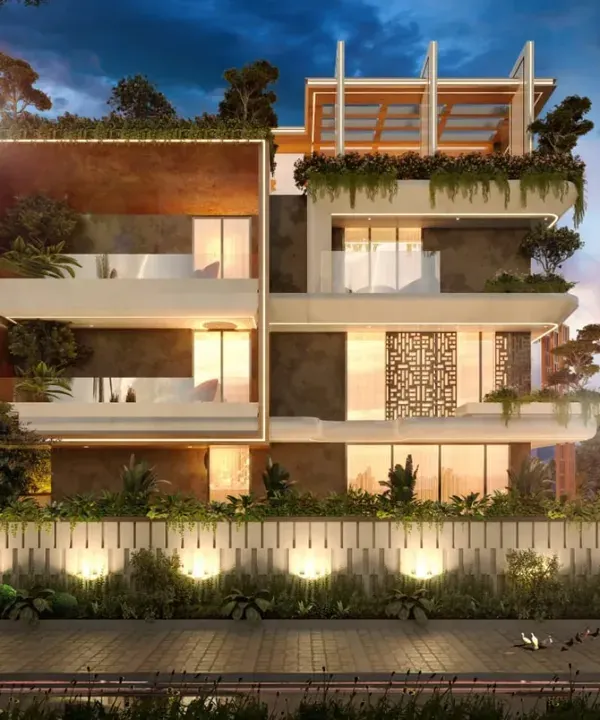This 3D visualization showcases our approach to transforming a compact plot into an iconic, multi-level bungalow. We designed a flowing facade and integrated green terraces to create a home that feels both expansive and warm, embodying modern luxury.