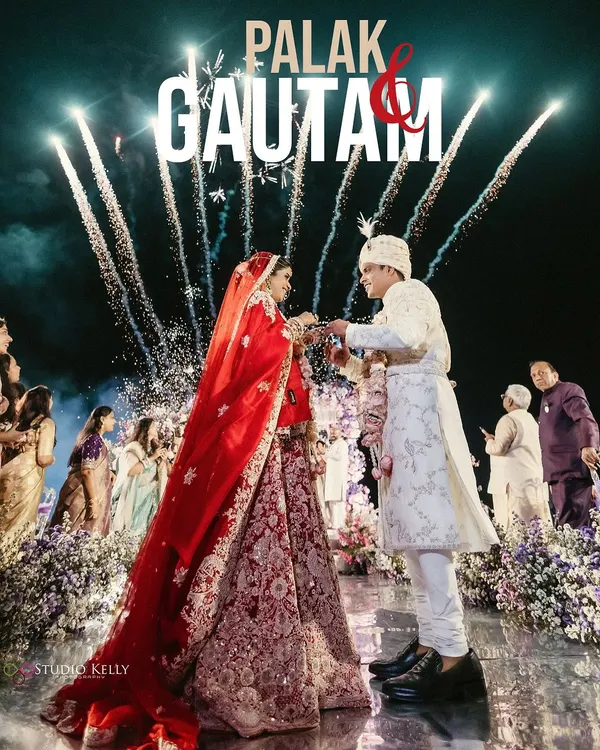 A magical moment under a sky of fireworks. This is the kind of grand, unforgettable memory I aim to create, capturing the scale and emotion of your celebration.