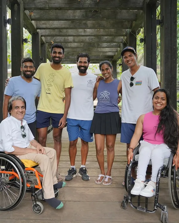 We were honored to host wheelchair tennis star Nalani Buob and Mr. Sunil Jain, founder of the Indian Wheelchair Tennis Tour. They are changing the game and showing our players that limitations exist only in the mind.