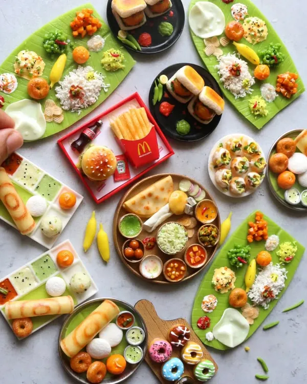 Welcome to my world of tiny food memories! Here you'll find everything from traditional Indian meals to your favourite snacks, all handcrafted from clay to be cherished forever. Each piece is a story you can hold.