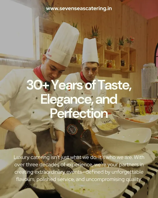 30+ Years of Taste, Elegance, and Perfection. Luxury catering isn’t just what we do; it’s who we are. Our chefs are seen here crafting experiences defined by unforgettable flavours.
