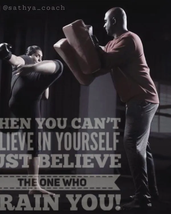 Many women join us to learn effective self-defense and get in the best shape of their lives. Our coaches provide personalized instruction, like in this kickboxing session, to ensure you learn proper technique in a supportive setting.