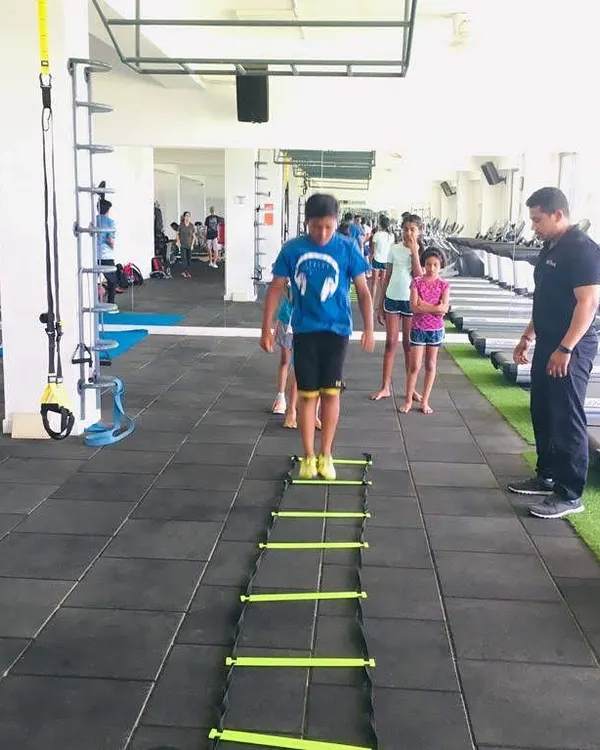 Agility ladder drills are a staple in my youth fitness sessions. They are fantastic for improving footwork, speed, and coordination while keeping the kids focused and challenged.