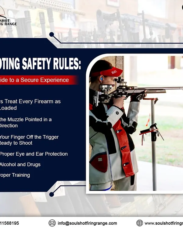 This graphic outlines the most important shooting safety rules that I enforce at my range. Your journey to becoming a great shooter starts with being a responsible one.