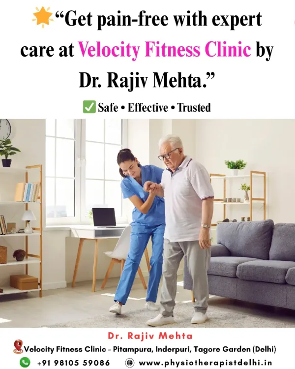 This is what my home physiotherapy service is all about: providing safe, effective, and trusted care right where you are most comfortable. Here, a member of my team assists an elderly patient with walking exercises in his living room, ensuring he regains mobility and confidence after a period of inactivity.