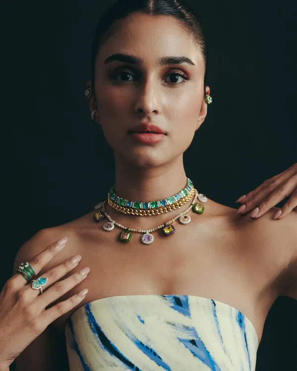 This is the essence of modern luxury. We love layering our Indigo Pavé necklaces with vibrant Eden ear cuffs and Ocean Pop rings for a look that’s youthful, fresh, and full of energy. It’s a reminder that fine jewellery should be joyful and ageless.