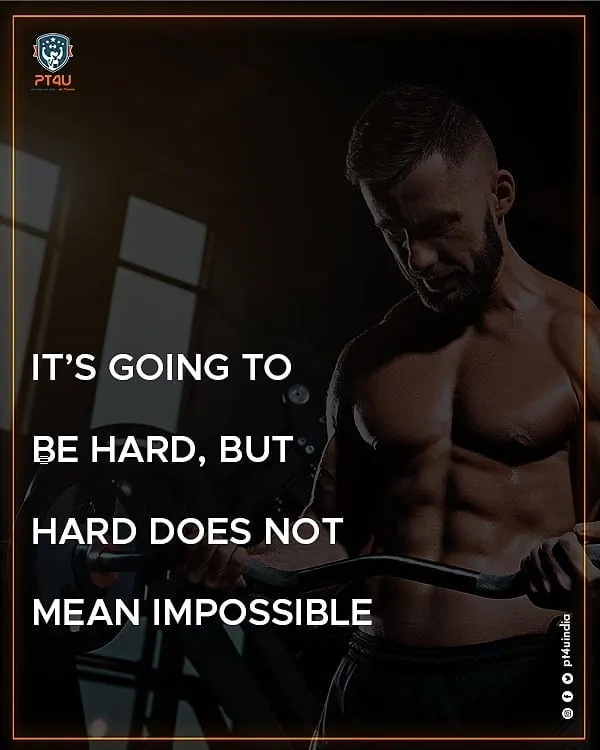 Your fitness journey will be hard at times, but hard does not mean impossible. I'm here to show you the strategy and push you to see the possible.