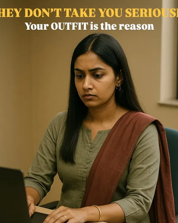 Are you being taken seriously at work? Sometimes, a simple kurta set can unintentionally communicate a lack of authority. Your outfit is the first message you send in any professional setting; make sure it reflects your expertise.