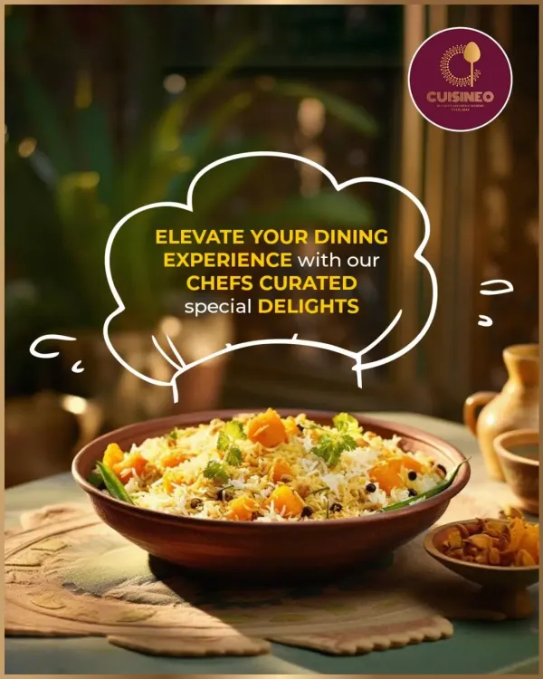 We believe in elevating your dining experience with delights specially curated by our chefs. Every bite is a masterpiece.