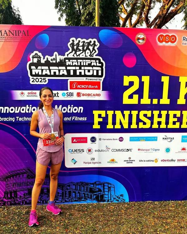 We turn goals into reality. Here is one of our dedicated runners celebrating a podium finish in her debut half marathon. This is what consistent training and community support can do.