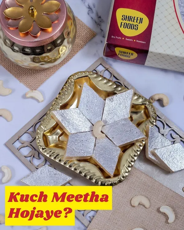 Kuch meetha hojaye? My Kaju Katli is a classic favorite for a reason. Made with the best cashews, it has that perfect melt-in-your-mouth texture that everyone loves for celebrations or just a simple sweet craving.
