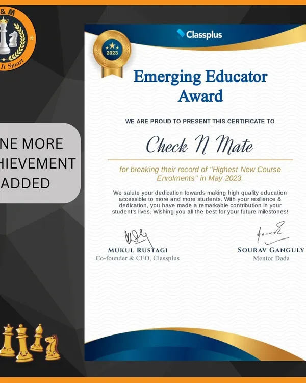 We are proud to receive the Emerging Educator Award from Classplus for our high number of new course enrollments.