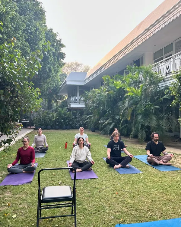 It was an honor to guide this group of seekers from the USA on their Yoga Yatra. This moment was a manifestation of a long-held dream. It reminded me that the language of yoga is universal, connecting us all through energy and presence.