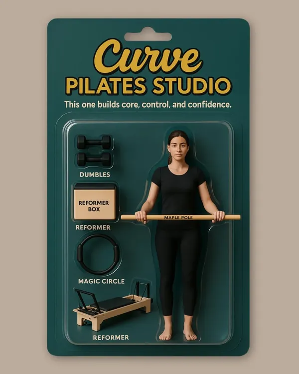 Our favorite Pilates studio, toy edition. This one builds core, control, and confidence.