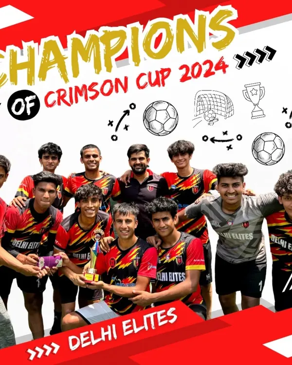 Champions of the Crimson Cup 2024. A proud moment for the team, celebrating a well-deserved victory after executing our game plan with precision and teamwork.