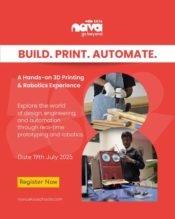 Build. Print. Automate. This poster captures the essence of my hands-on 3D printing and robotics experience, where students explore design, engineering, and automation through real-time prototyping.
