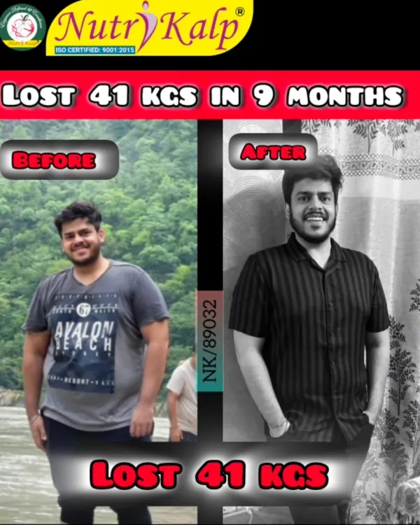 This is what a 41 kg transformation in 9 months looks like. We believe in sustainable results through simple, home-cooked meals, and this journey is a testament to our approach. No crash diets, just consistent support and a plan that works for you.