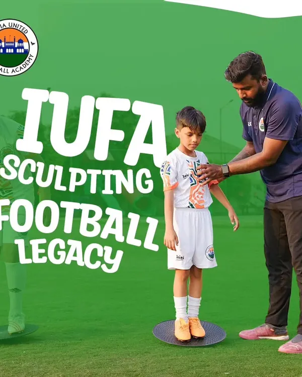 Sculpting football legacies, one player at a time. Our coaches provide personalized attention, like this balance training session, to refine core strength and stability.