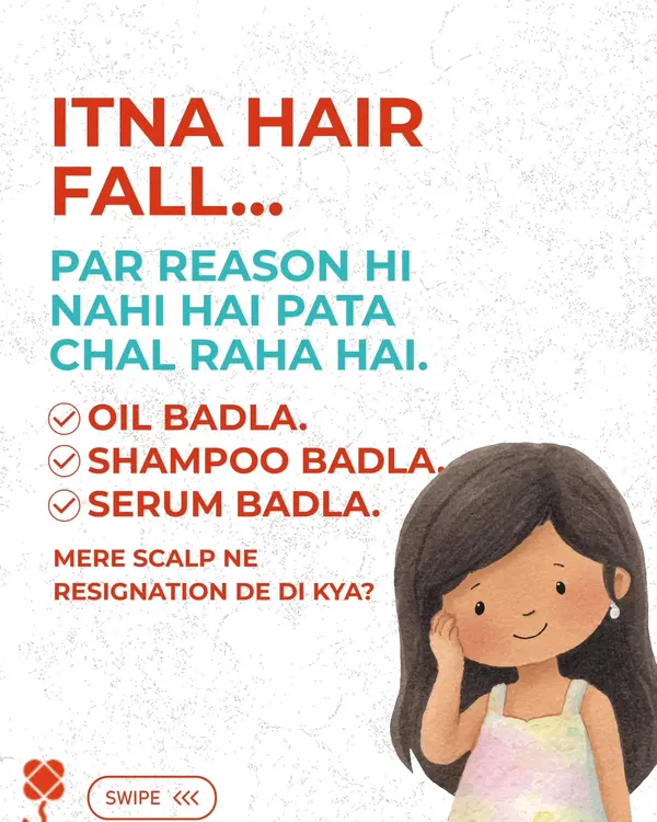 So much hair fall, but you can't figure out the reason? You've changed your oil, shampoo, and serum, but the problem persists because you're missing a consistent routine. Good hair is built slowly with discipline, not panic purchases.