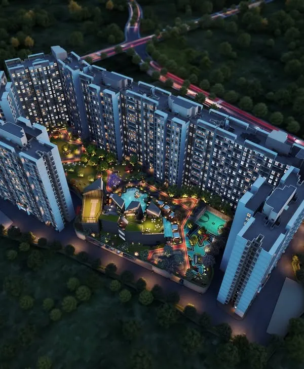 This is our vision for Kohinoor Uptown in Kalyan. We design townships not just as collections of buildings, but as vibrant, self-contained ecosystems with integrated green spaces, community hubs, and thoughtful lighting that bring the master plan to life after dark.