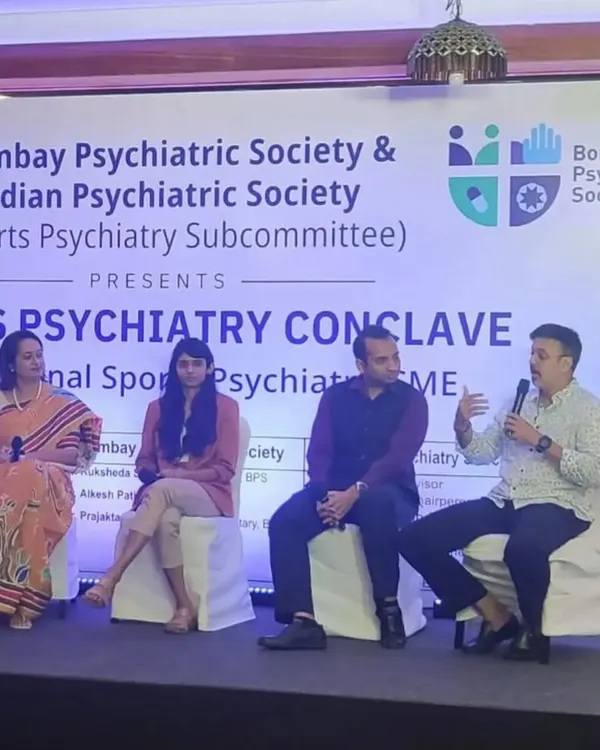 I was honored to be a panelist at the Sports Psychiatry Conclave, discussing the social determinants of performance and well-being in athletes.