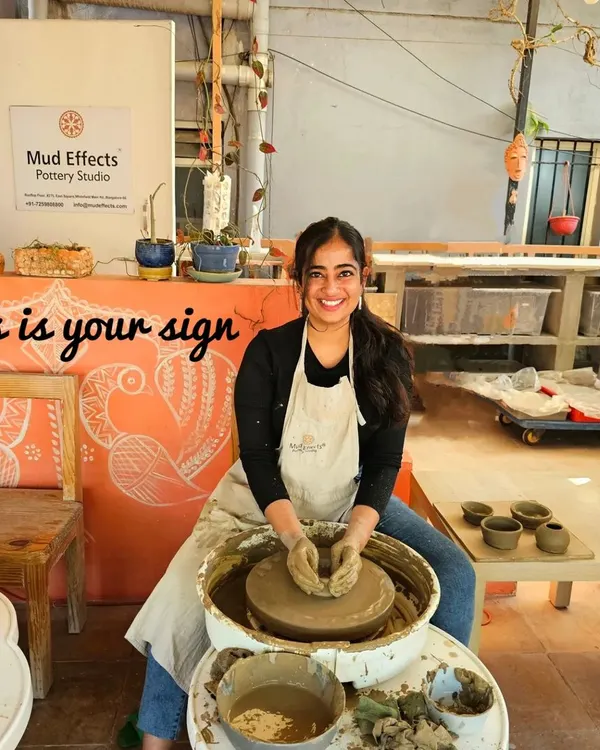 This is your sign to try something new. I love seeing the joy on someone's face when they sit at the wheel for the first time. It’s a magical feeling to switch off from the world and create something with your own hands.
