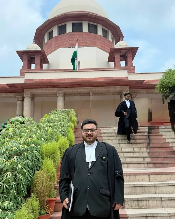 This is me at the Supreme Court of India after a significant victory for democratic principles. I represented an elected Pradhan from Rajasthan who was unlawfully suspended by the state. Despite three prior court orders in his favor, the authorities refused to reinstate him. We invoked Article 32, and the Supreme Court issued an extraordinary directive to ensure justice was served immediately.