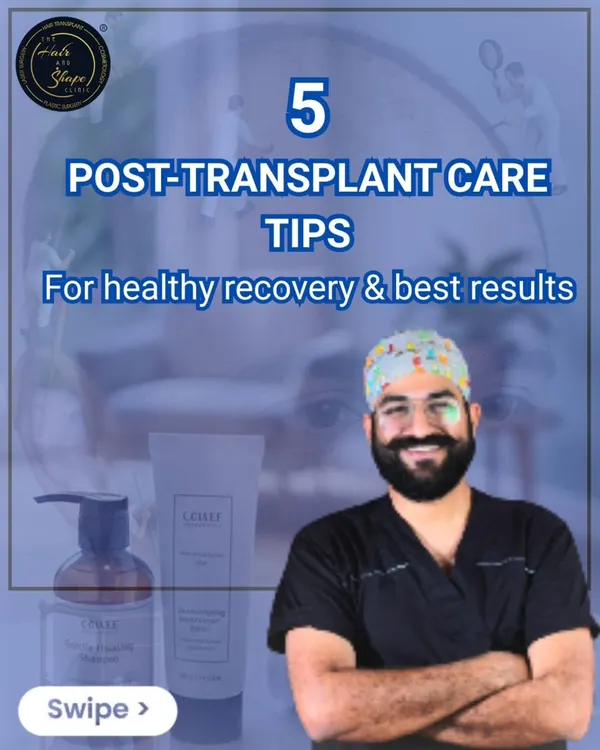 Your hair transplant is done, now what? This guide covers 5 essential post-transplant care tips for a healthy recovery and the best results.