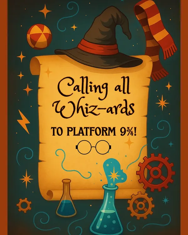 Calling all Whiz-ards. Our magical science parties begin with an invitation to a world of wonder, blending popular wizarding themes with real, hands-on STEM learning.