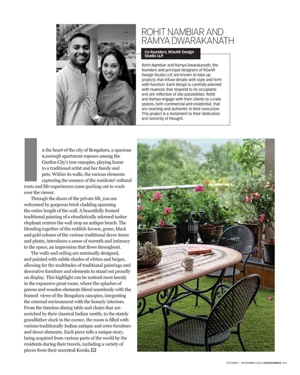 Our 'Project Serendipity' was featured in GoodHomes magazine. This spread introduces the project and us, the co-founders of ROAR Design Studio.