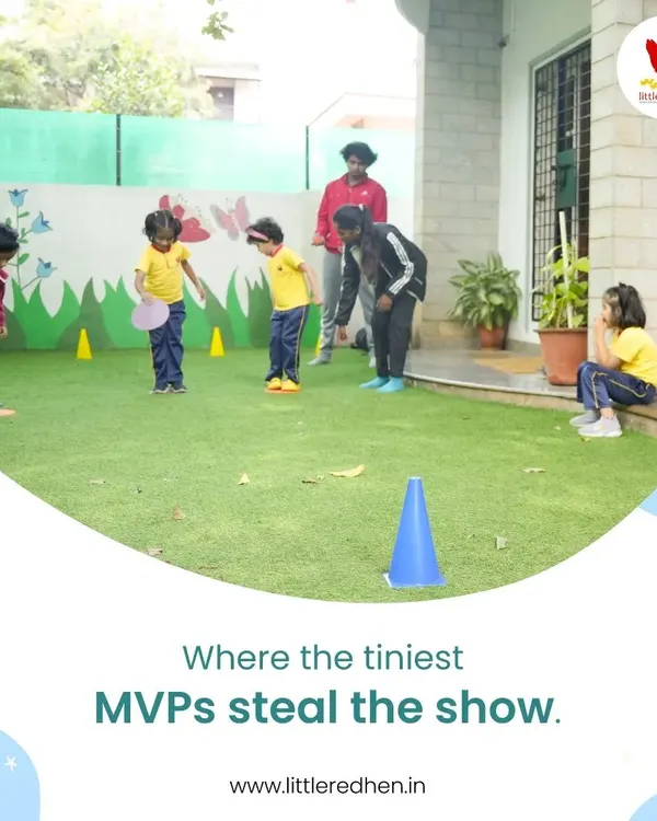 Where the tiniest MVPs steal the show. At Little Red Hen, every day is game day. We introduce children to sports in a fun, supportive way that builds skills, confidence, and a love for being active.