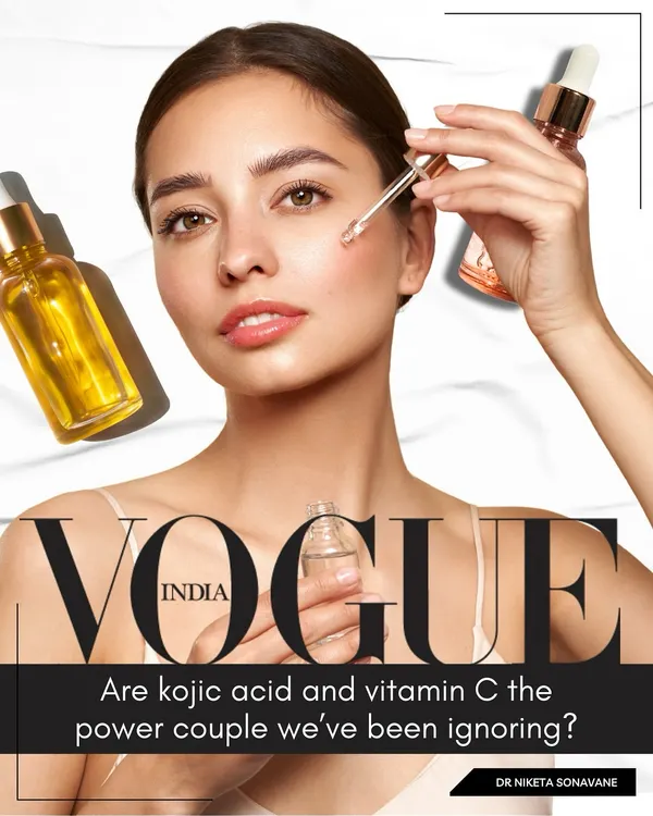 I was thrilled to be featured in Vogue India, discussing whether Kojic Acid and Vitamin C are the power couple we've been ignoring for radiant skin.