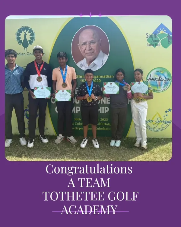 A proud moment for the To The Tee Golf Academy team. Our students showcased exceptional talent and teamwork, securing multiple wins at the IGU South Zone Championship.