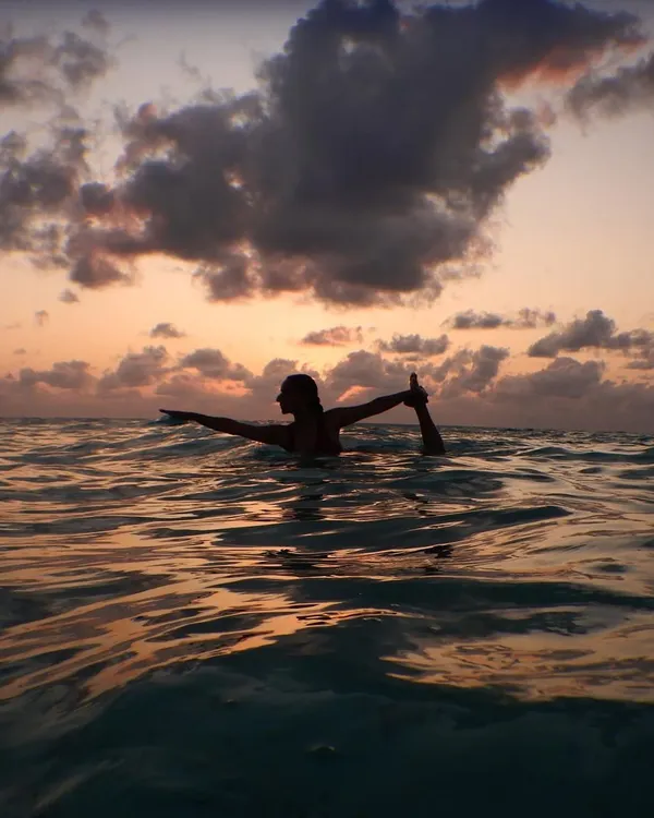This is what it’s all about. Finding your balance, surrounded by the elements, and feeling completely connected. This moment captures the peace we seek and the strength we build on our yoga retreats.