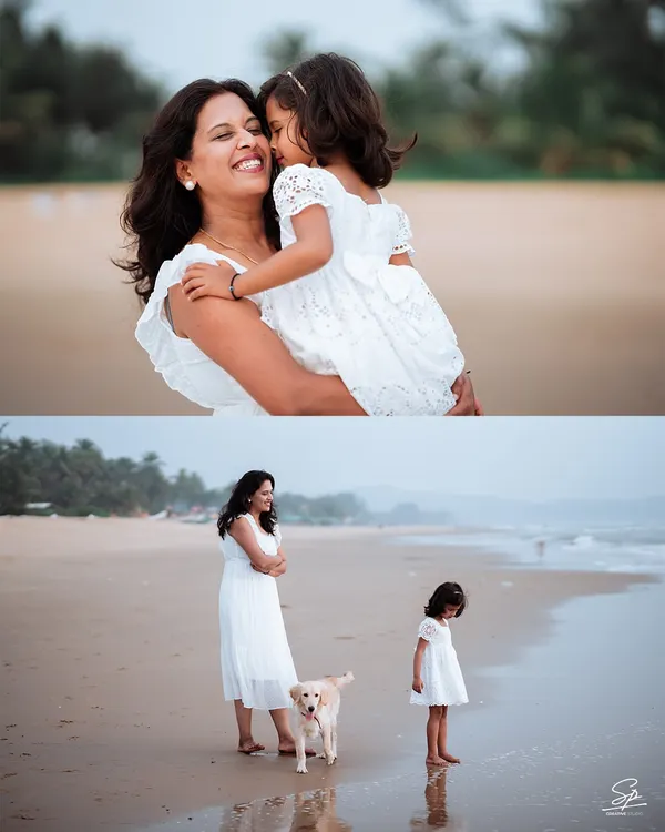 This is what it's all about for me. Capturing that pure, unscripted love between a mother and her child. These quiet whispers and gentle hugs on the beach are the moments that become treasured family portraits.