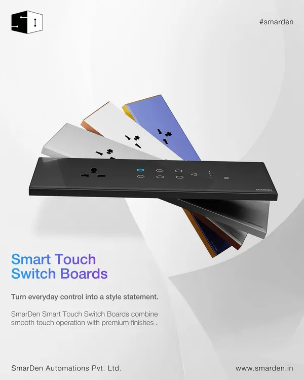 Turn everyday control into a style statement. My smart touch switch boards combine smooth touch operation with premium finishes, because your home deserves an upgrade from the ordinary.