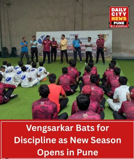 A news clipping about my conversation with Vicky Ostwal, a testament to his hard work, travelling daily from Lonavala for practice. He now represents Maharashtra and is in an IPL squad.
