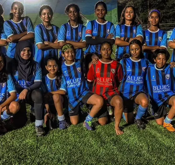 The full women's squad, united and strong. This picture captures the diversity and collective spirit of our team.