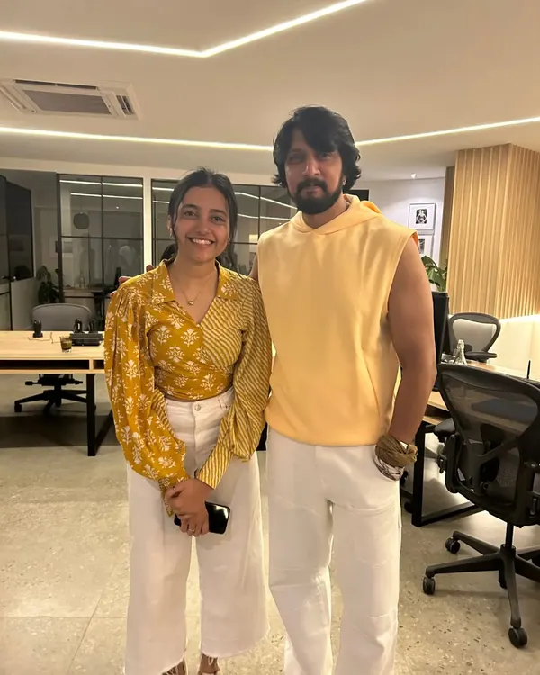 I was so excited to meet the one and only Kiccha Sudeep sir after a performance. It was a total fan moment for me. So grateful for these opportunities.