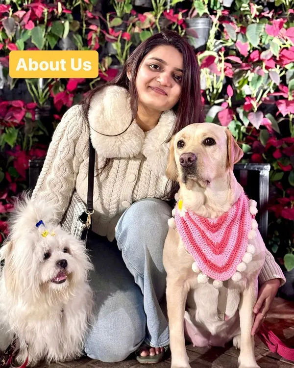 This is me with my inspirations, Shibu and Momo. My journey started because of them, and my mission is to help you give your pets the same love and nutrition I give mine. I am a pet parent first, and I bring that perspective to every meal I prepare in my kitchen.
