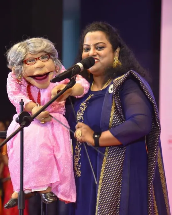 This is where the magic happens, on stage with my favorite co-star, Kokila Ajji. We bring clean, family-friendly comedy to every event, ensuring everyone from grandma to the youngest cousin has a great time.