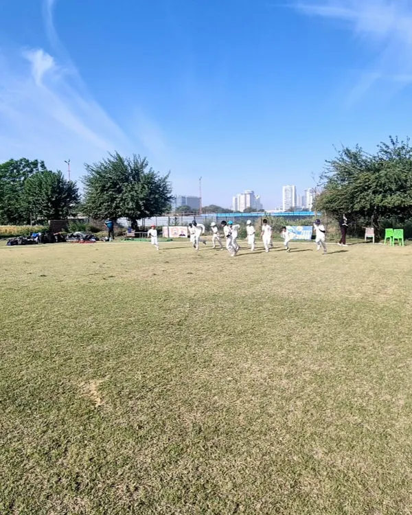 A proud moment for our Under 12 team, celebrating a 5 wicket victory against another academy. These matches provide invaluable competitive experience and showcase the hard work our young champions put in.