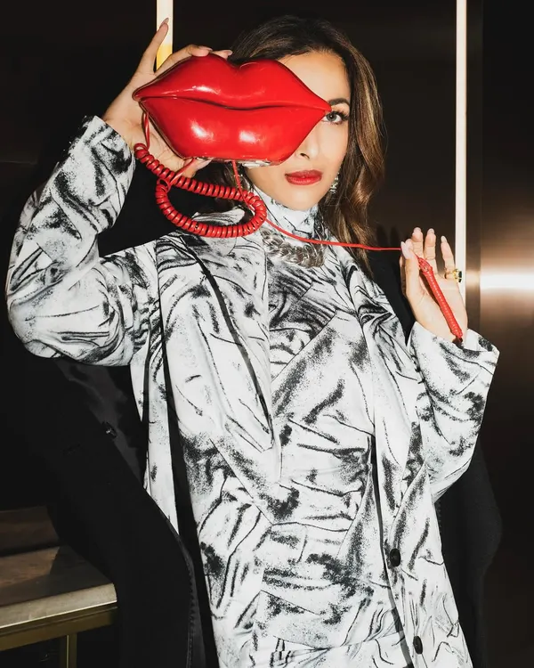 A playful and bold portrait of Malaika Arora. I love shoots that let us experiment with creative props and high energy, capturing a side of someone that is both powerful and fun.