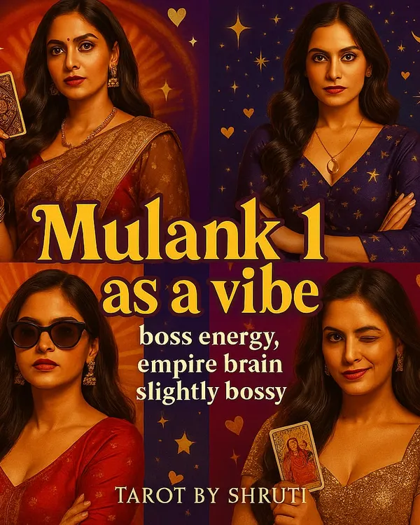 This image explores the 'vibe' of Mulank 1, which is associated with boss energy and an empire-building mindset. If your birth number is 1, you are likely a natural leader with strong ambitions.