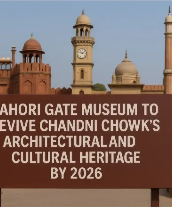 The Lahori Gate Museum project, as featured in The Architecture & Planning News, is a vital example of adaptive reuse. We are reviving this heritage structure to tell the story of Chandni Chowk's cultural legacy.