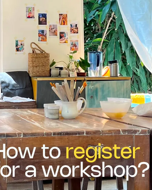 Registering for a workshop is simple. You can find all the details and booking links on my website. Just follow the link in my bio to get started.